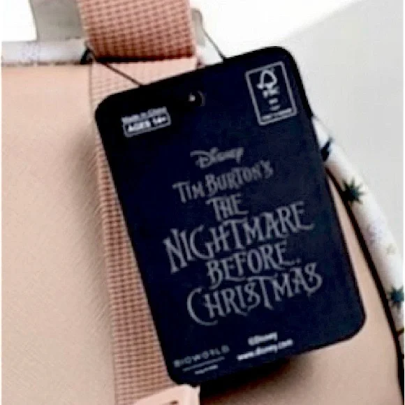 NEW Anniversary Disney Bioworld The Nightmare Before Christmas Mini Backpack